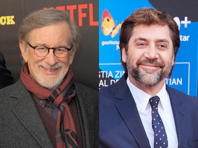 スティーブン・スピルバーグ監督とハビエル・バルデム