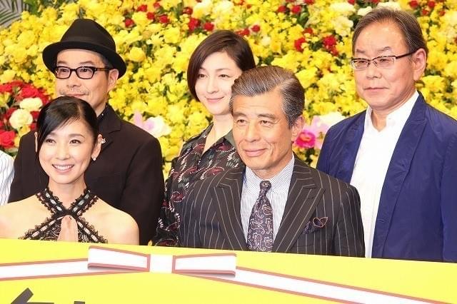 会見した舘ひろし、黒木瞳ら