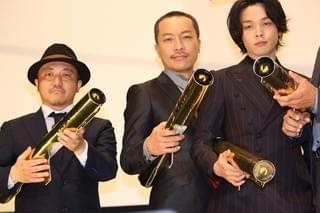 役所広司「孤狼の血」公開に万感の表情 松坂桃李「忘れられない作品」