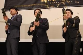 役所広司「孤狼の血」公開に万感の表情 松坂桃李「忘れられない作品」