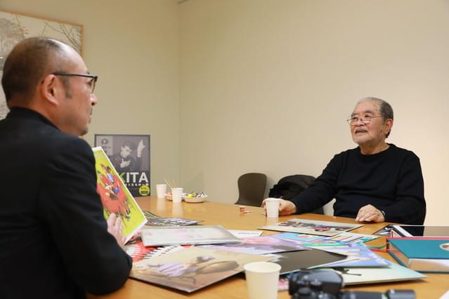 鋤田氏（右）と、聞き手を務めた松蔭氏