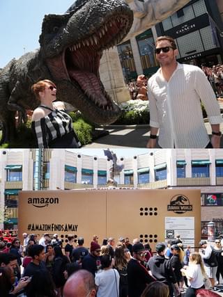 巨大なAmazonボックスの中には何が？「ジュラシック・ワールド」イベント開催