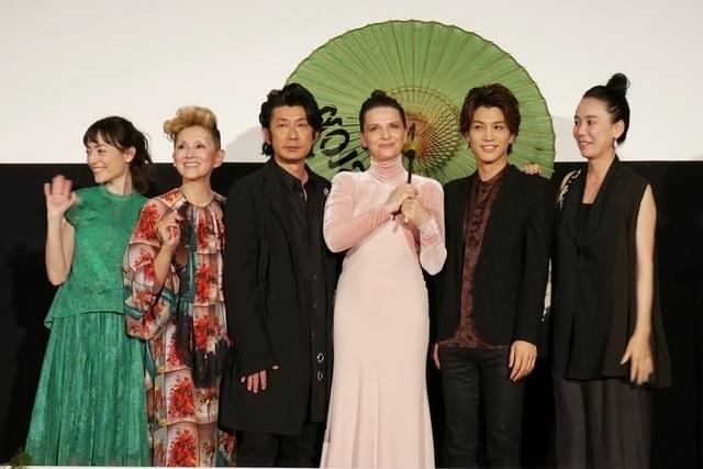 J・ビノシュ「Vision」公開祝し登壇！河瀬直美監督は「万引き家族」PR