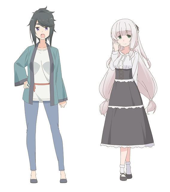 キャストが発表されたキャラクターの 八穂錦（CV：伊藤静）と椎名茉莉 （CV：茅野愛衣）