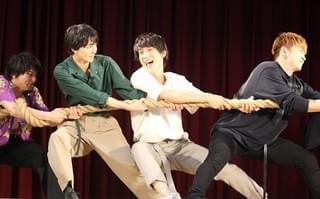 佐野玲於＆中川大志＆高杉真宙＆横浜流星のサプライズ訪問に学生500人熱狂！