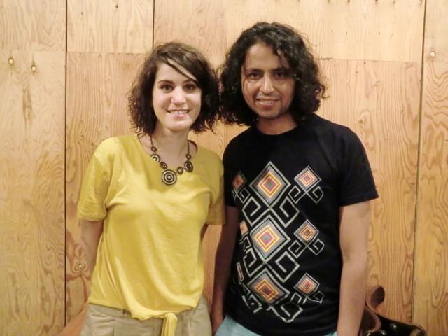 ブータン出身のアルム・パッタライ（右）と ハンガリー出身のドロッチャ・ズルボー