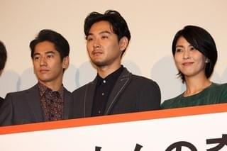 松田龍平、演技初挑戦・窪塚愛流の不安を自己流舞台挨拶で拭い去る!?
