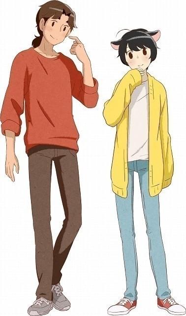 漫画家と猫耳少年の交流を描くアニメ