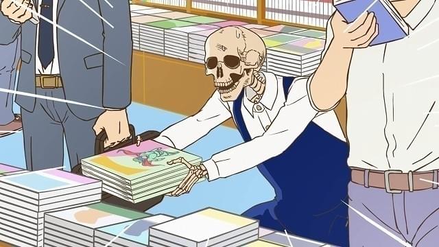 ガイコツの書店員・本田が奮闘