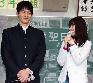 有村架純、新人・岡田健史をリード キスシーンは「自然な流れでできれば」