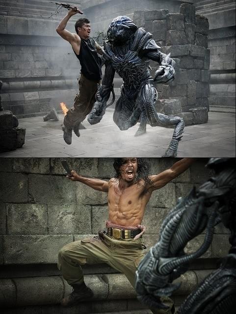 「スカイライン」エイリアンVS格闘術シラットの裏側はこうなっていた！ メイキング映像公開