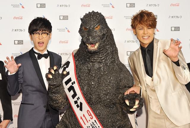 宮野真守＆櫻井孝宏、TIFFで“ゴジラポーズ” 関智一らは「PSYCHO-PASS」アピール