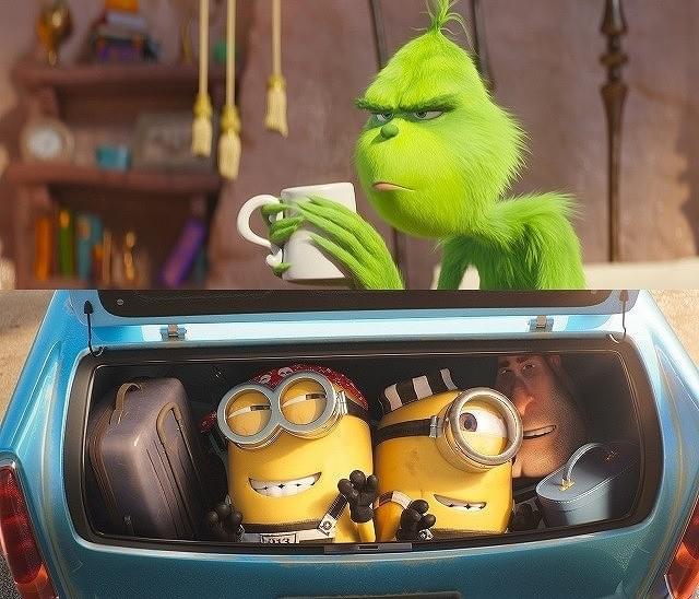 「ミニオン」新作、「グリンチ」と同時上映決定！囚人服姿収めた本編映像“ミニ”公開