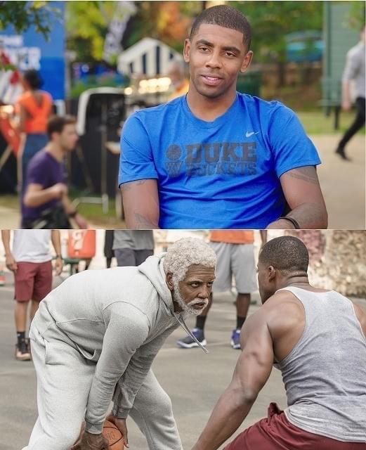 “老けメイク”を施し主人公を 熱演したカイリー・アービング