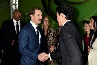 “日米”グリンチ、大泉洋とB・カンバーバッチがワールドプレミアで初対面！