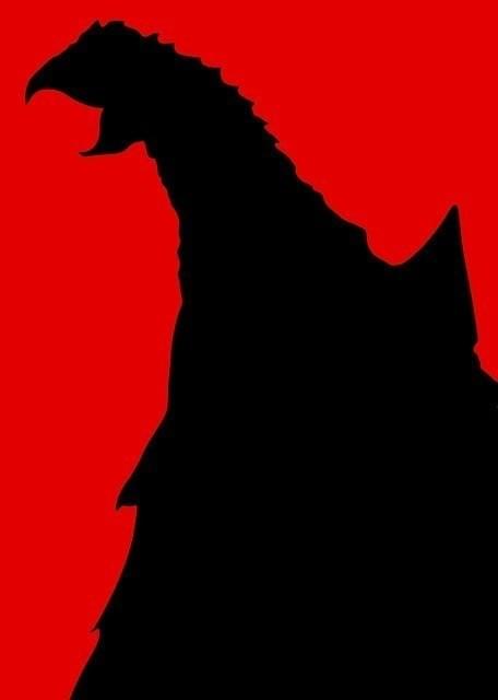 怪獣ギャラスのシルエット