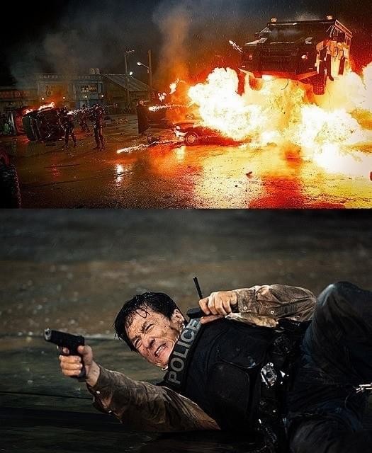 ド迫力の銃撃シーン