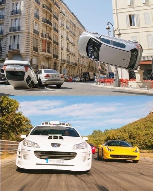 プジョーVSフェラーリ！「TAXi」最新作、ド迫力のカーチェイス公開