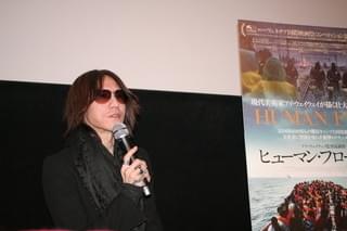 SUGIZO「もっと僕らは動いてもいい」 難民問題映した「ヒューマン・フロー」に感激