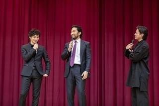 齊藤工「デイアンドナイト」舞台挨拶にサプライズ登場！プロデューサー山田孝之の手腕を絶賛