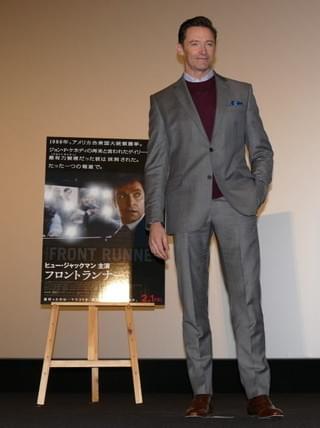 来日中のヒュー・ジャックマン、もしも大統領になったら「半年で国は破産」