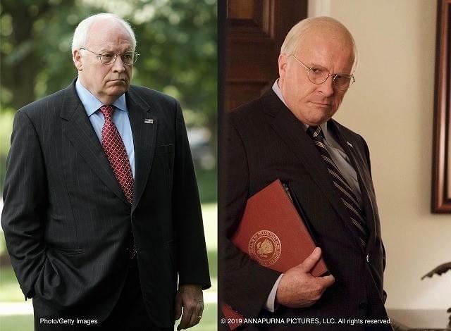 （左から）ディック・チェイニー、 クリスチャン・ベール