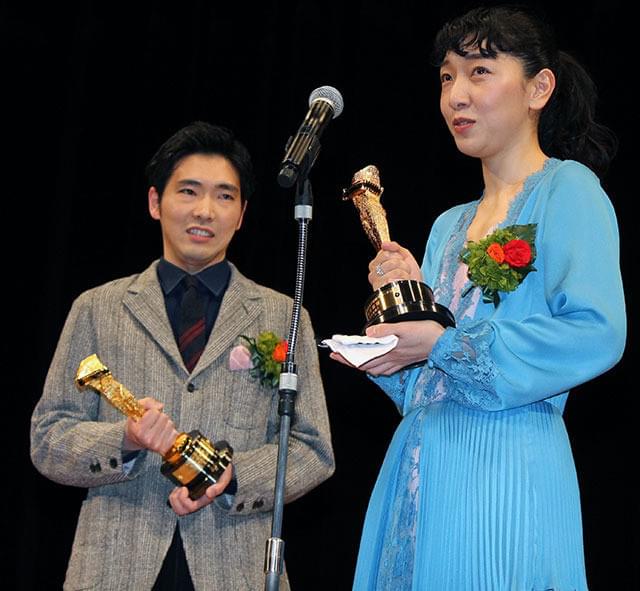 安藤サクラ、柄本佑との夫婦W受賞に歓喜「こんなお祭り騒ぎもうない」