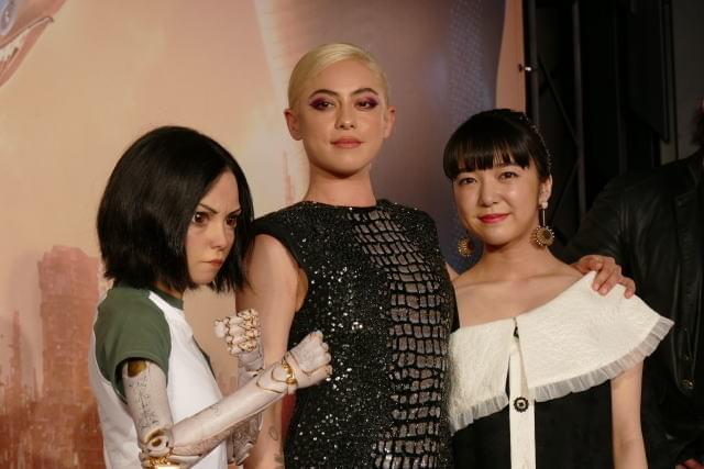 日米アリータそろい踏み！ SF超大作「アリータ バトル・エンジェル」が日本凱旋