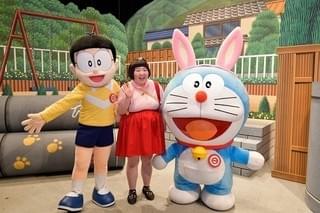 ドラえもん＆のび太、グーでどつかれる 吉本新喜劇にサプライズ出演で笑いの洗礼