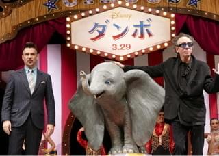 ティム・バートン監督＆コリン・ファレル、日本のファンに「ダンボ」をお披露目
