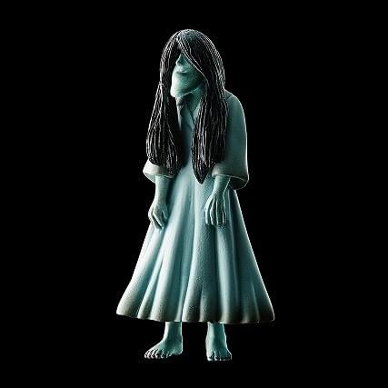 貞子のアゴがしゃくれる…人気ガチャが“怨霊”と初コラボ！