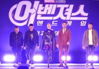 「アベンジャーズ エンドゲーム」どんな決着？ ロバート・ダウニー・Jr.らが韓国で記者会見