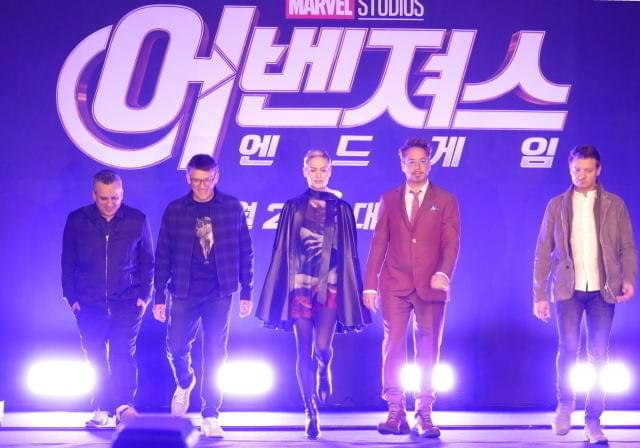 「アベンジャーズ エンドゲーム」どんな決着？ ロバート・ダウニー・Jr.らが韓国で記者会見