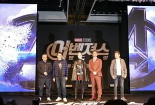 「アベンジャーズ エンドゲーム」どんな決着？ ロバート・ダウニー・Jr.らが韓国で記者会見