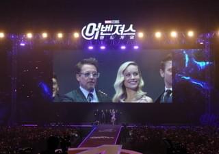ブリー・ラーソン、感極まる「アベンジャーズ」訪韓にファン4000人が熱狂！