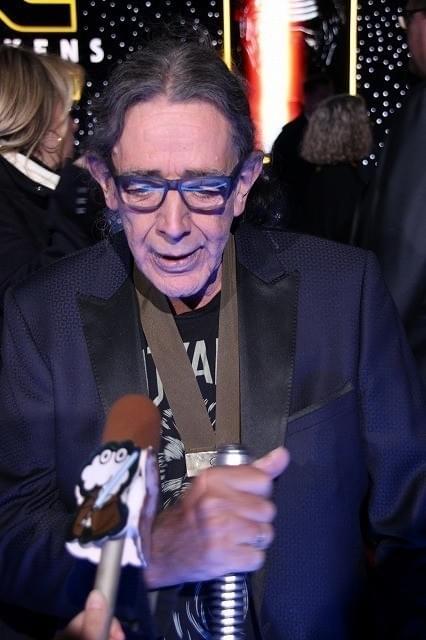 日本の報道陣の問いかけにもにこやかに 答えてくれたピーター・メイヒューさん