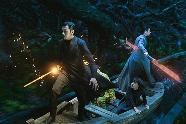 韓国映画史上最大規模のセットでのアクションシーン