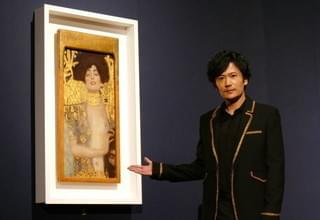 稲垣吾郎、クリムトの名画と対面「心奪われる感覚」