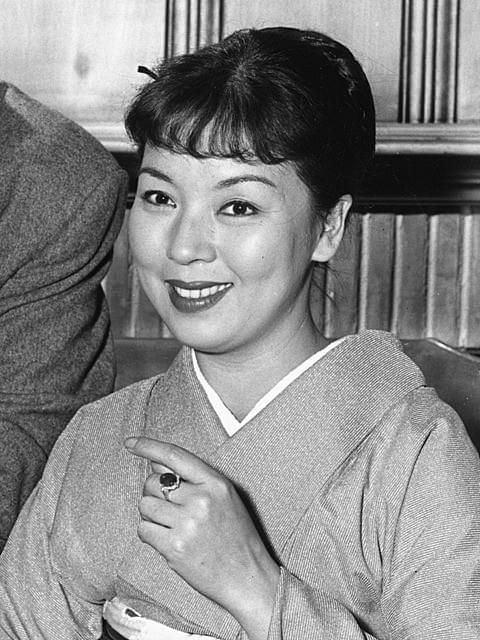 1961年の記者会見で撮影された様子