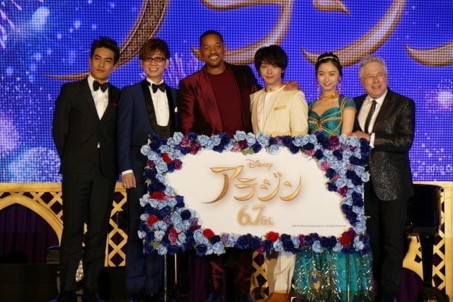 ウィル・スミス、ジーニーの声優を務める山寺宏一と対面「共通点はハンサムなところ」