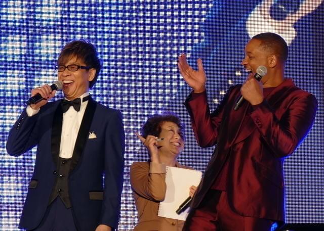 ウィル・スミス、ジーニーの声優を務める山寺宏一と対面「共通点はハンサムなところ」