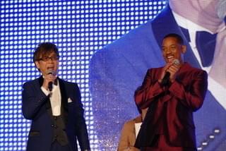 ウィル・スミス、ジーニーの声優を務める山寺宏一と対面「共通点はハンサムなところ」