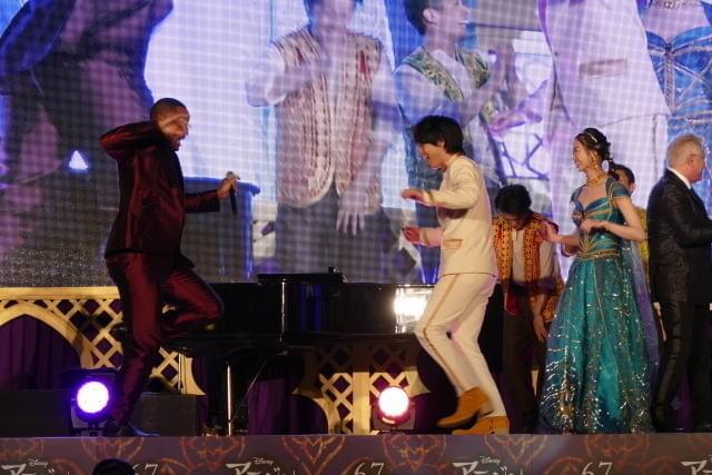 ウィル・スミス、ジーニーの声優を務める山寺宏一と対面「共通点はハンサムなところ」