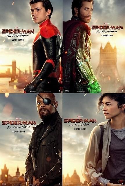 今度の「スパイダーマン」鍵を握るのはこの4人！キャラポスター公開