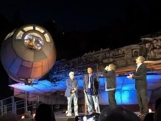 「SW：ギャラクシーズ・エッジ」オープニングセレモニーにH・フォード、M・ハミルら豪華キャスト集結