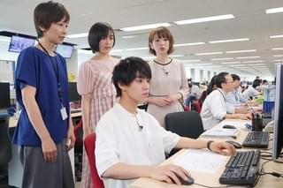 「天気の子」醍醐虎汰朗＆森七菜がお天気キャスターに挑戦！ 日本気象協会を訪問