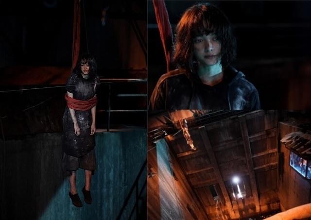 玉城ティナ、20メートル以上の高さで宙吊りに！「ダイナー」衝撃の場面写真