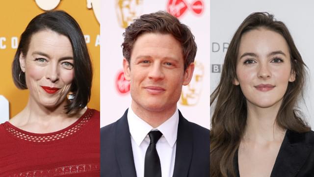 （左から）オリビア・ウィリアムズ、ジェームズ・ノートン、アン・スケリー