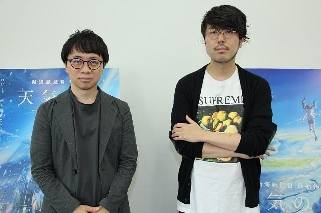 新海誠監督（左）と企画・プロデュースの川村元気氏