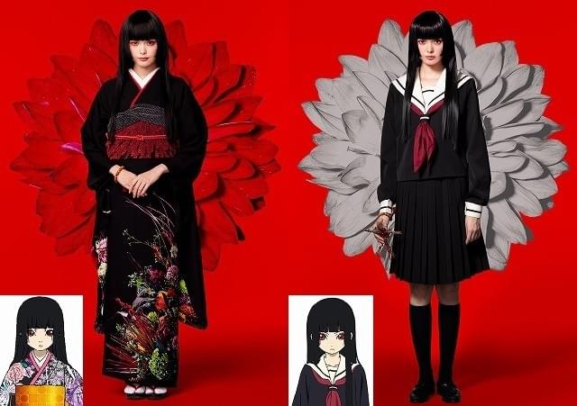 玉城ティナ、閻魔あいを完全再現！ 白石晃士監督「地獄少女」キャラビジュアル初披露